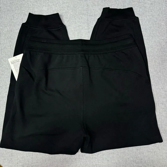 Lululemon Scuba Hogger Pants High Rise Relaxed Black Size 12 NWT - Picture 8 of 10